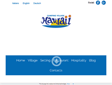 Tablet Screenshot of campinghawaii.it
